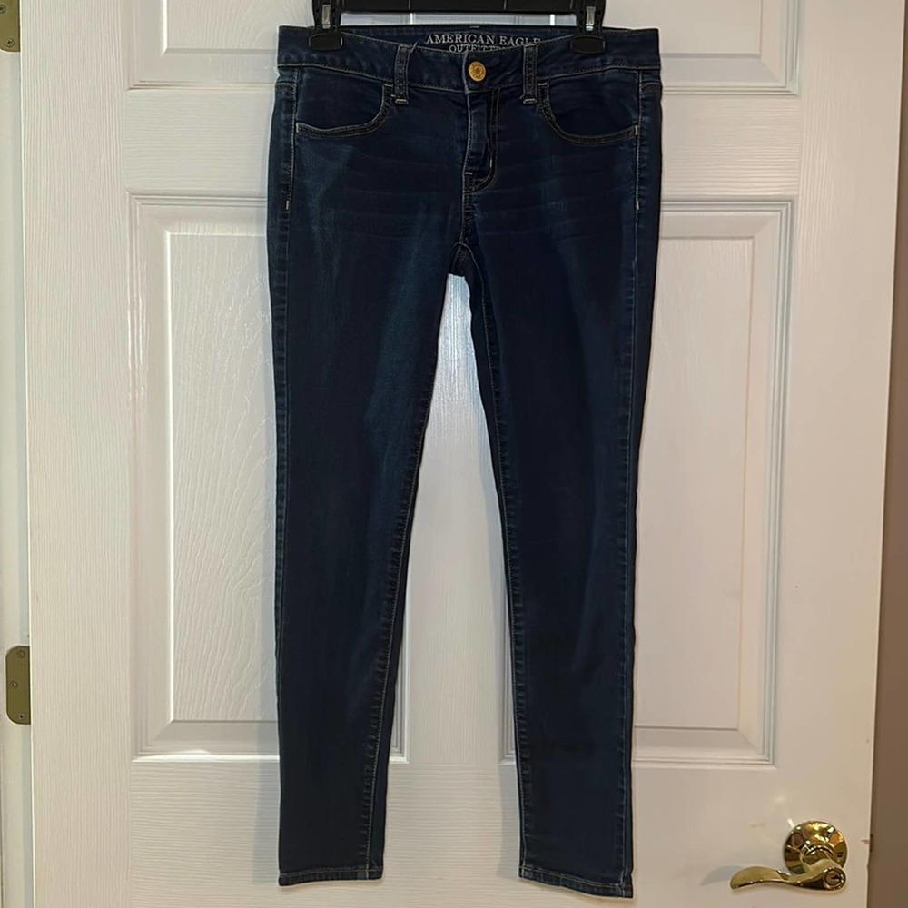 American Eagle Outfitters Women’s Dark Wash Blue‎ Denim Jegging Size 4